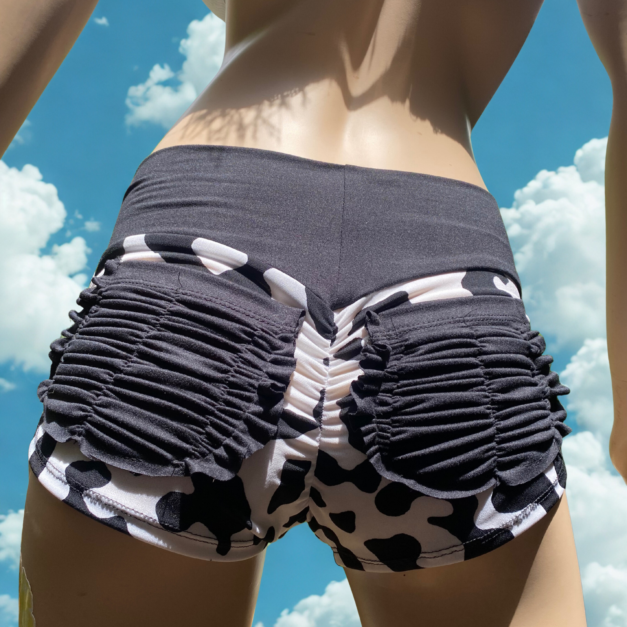 Short 3 elasticos - Lycra Fria - Vaquita